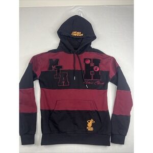 Keiser Clark x NBA Miami HEAT Hoodie Freshman Year Colorblock Red Black Small